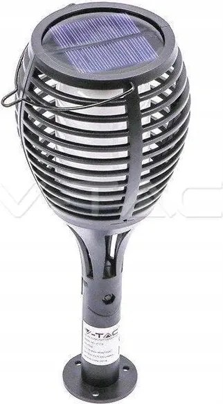 V-tac Napelemes kerti fali lámpa 4in1 Led Láng effekt 1700K IP44