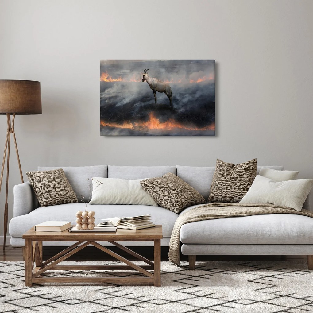 Zerge a tűzben képe (90x60 cm)
