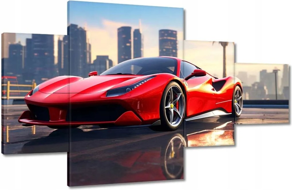 Vászonkép 130x80 Piros Ferrari