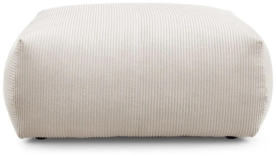 Krémszínű kordbársony lábtartó Voltaire – Bobochic Paris