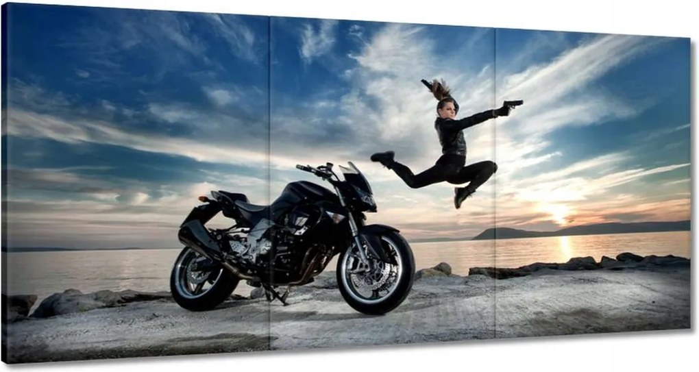 Vászonkép 180x90 Lövöldözős lány