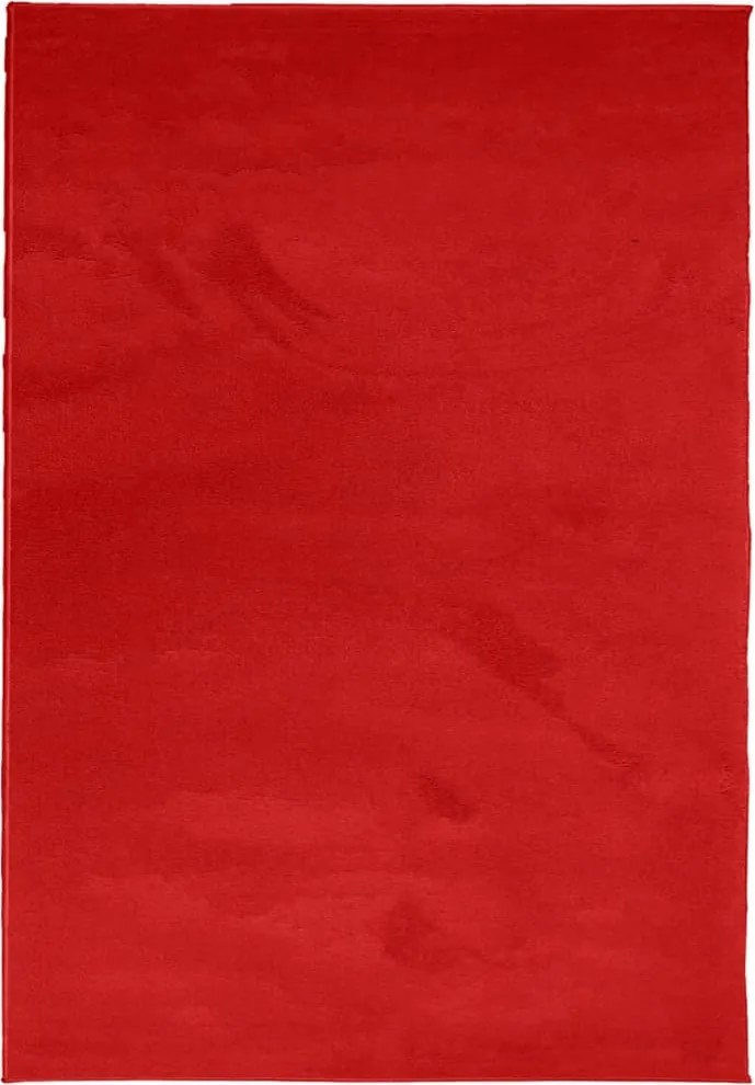 vidaXL OVIEDO piros rövid szálú szőnyeg 200 x 280 cm