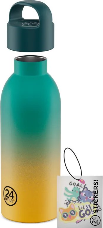 24BOTTLES Young Clima 500ml rozsdamentes acél termosz szívószálas kupakkal, Skibidi Squad