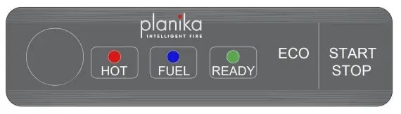 Planika Senso Stove BEV - BIO kandalló távirányítással 83,5x48 cm 2,5kW