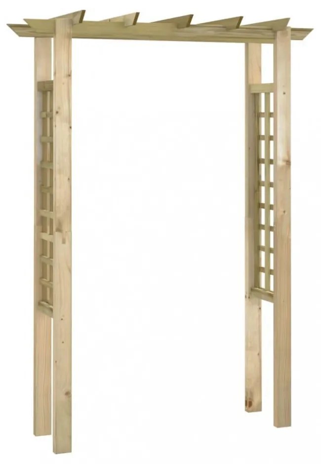 vidaXL fa lugas / rózsakapu 150 x 60 x 204 cm