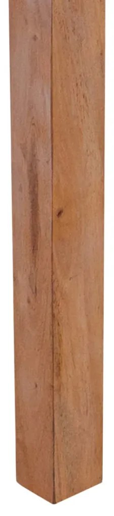 Étkezőszék 2 pcs Természetes 45 x 54 x 93 cm Tömör Mahagóni Fa