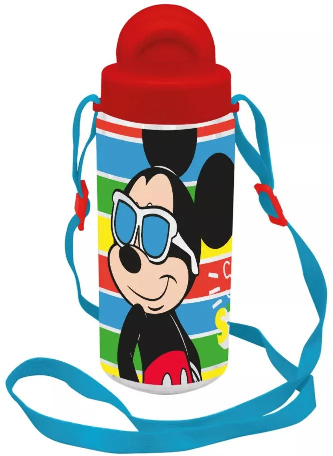 Disney Mickey Sun műanyag kulacs akasztóval 500 ml