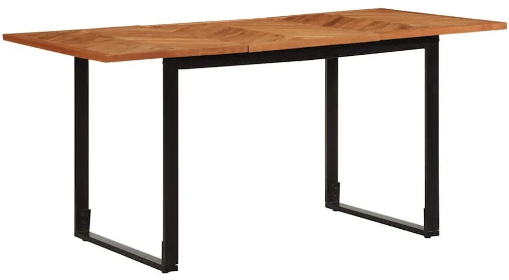 tömör akácfa étkezőasztal 160 x 80 x 75 cm
