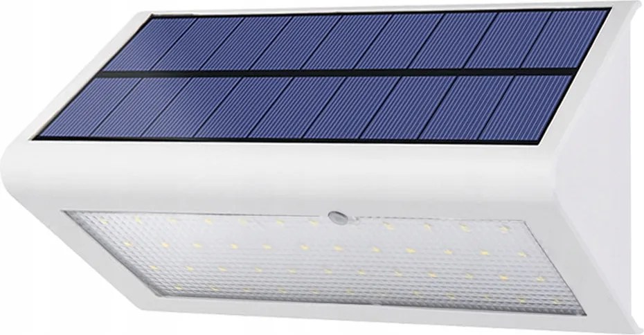 Napelemes érzékelő lámpa 6W=50W meleg fehér Led