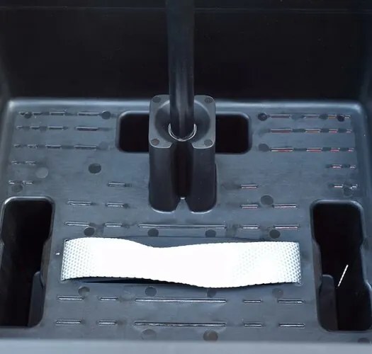Plastia Berberis DUO öntöző virágláda, csokoládé, 78 cm