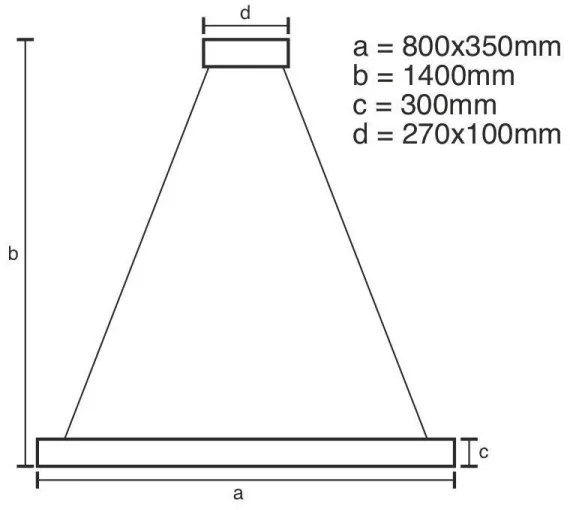 LED állítható fényerejű kristály csillár kábellel LED/90W/230V + DO