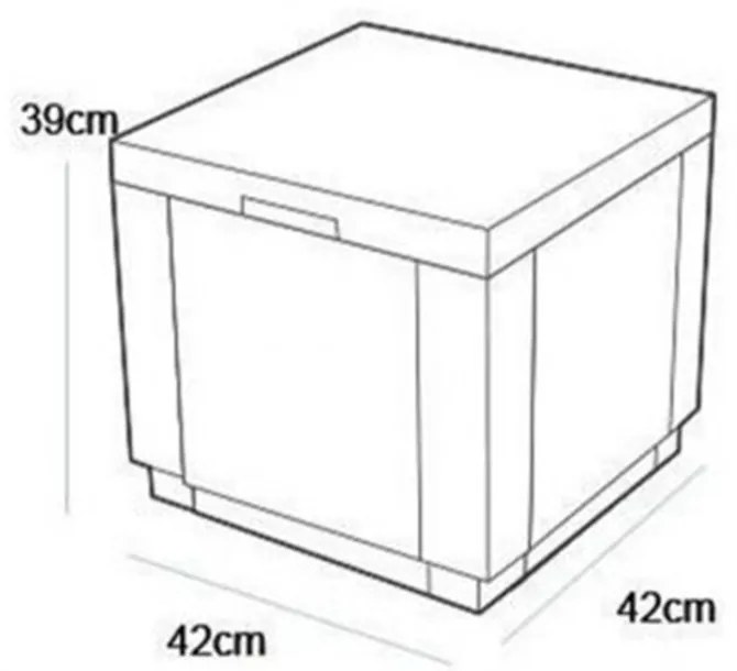 Corfu Fiesta duo cube kerti bútor garnitúra