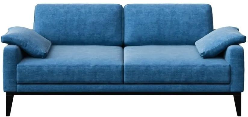 Musso Regular kék kétszemélyes kanapé fa lábakkal - MESONICA