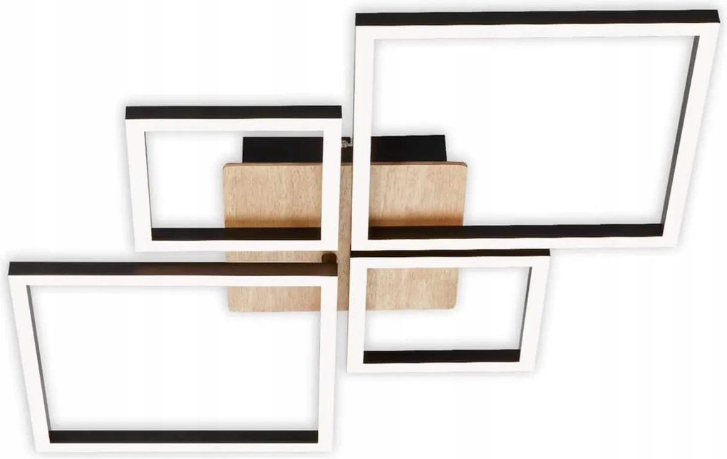 Led mennyezeti lámpa Briloner keret 75 cm 44W 4000lm 3000K