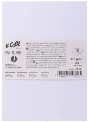 Rajzlap, famentes, A4, 120 g/m2, COOL BY VICTORIA (LPFV04)