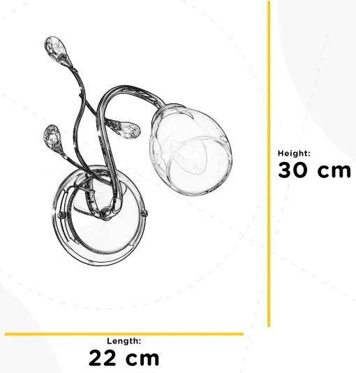 ONLI - Fali lámpa SHARON 1xE14/6W/230V