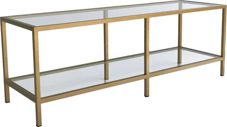 Üveg TV-állvány, 130 cm
