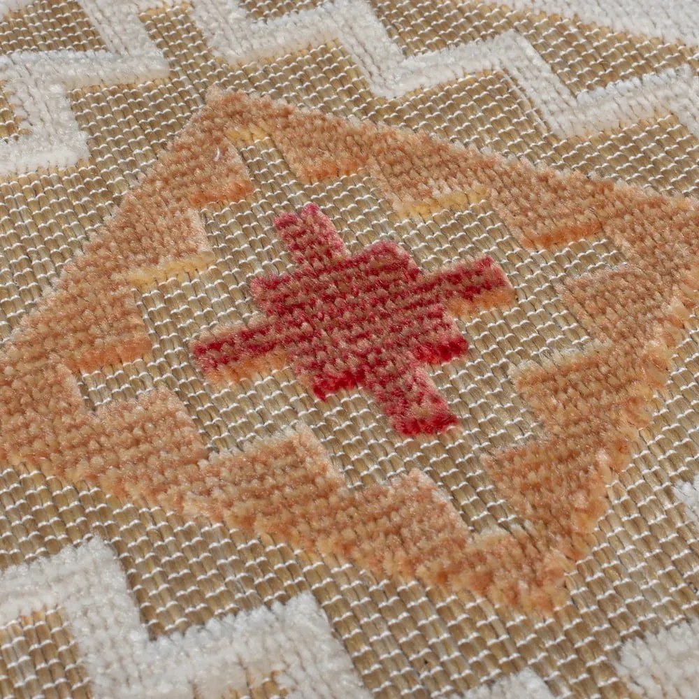 Krémszínű kültéri futószőnyeg 80x230 cm Zion Natural – Flair Rugs