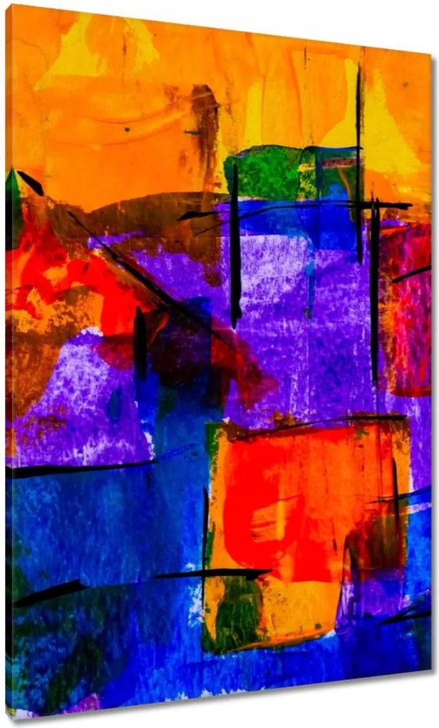 Festmények 70x100 Absztrakt Hálózat