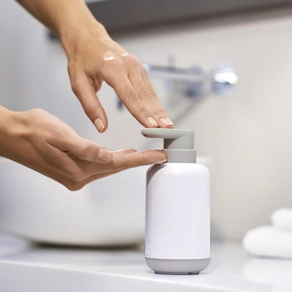 Fehér műanyag szappanadagoló 300 ml Duo – Joseph Joseph