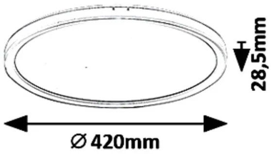 Rabalux 3428 - LED dimmelhető mennyezeti lámpa PAVEL LED/22W/230V