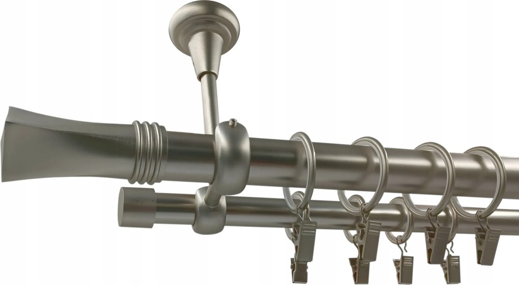 Mennyezeti Függönykarnis 25+19mm Szatén 200 Malaga