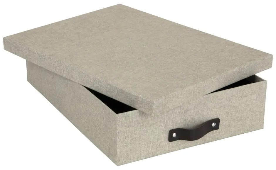 Oskar bézs tárolódoboz - Bigso Box of Sweden