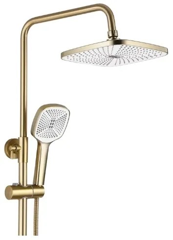 REA-P7841 - ARGUS zuhanyszett csapteleppel, szálcsiszolt arany