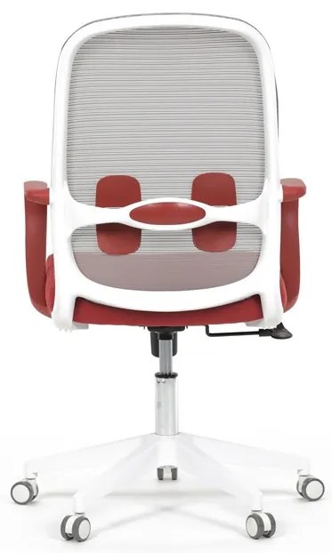 Forgószék piros szövettel. KA-S425 RED