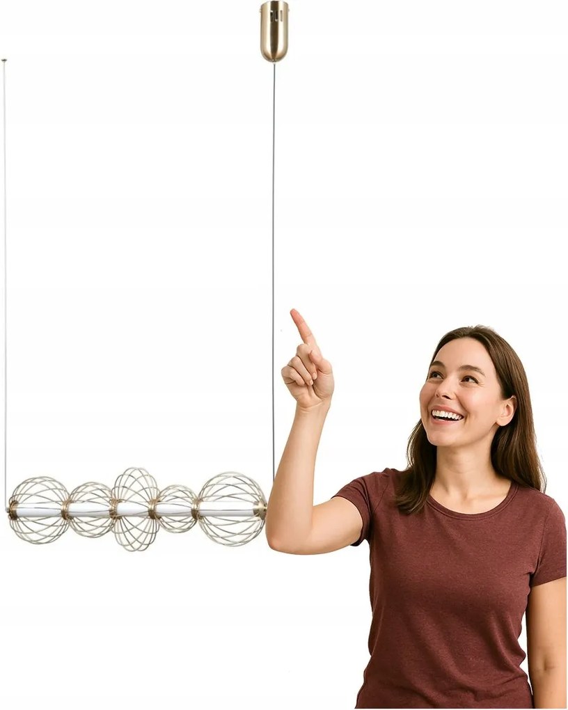 Led függőlámpa 18W Rabel PND-344221-5-HBR Italux