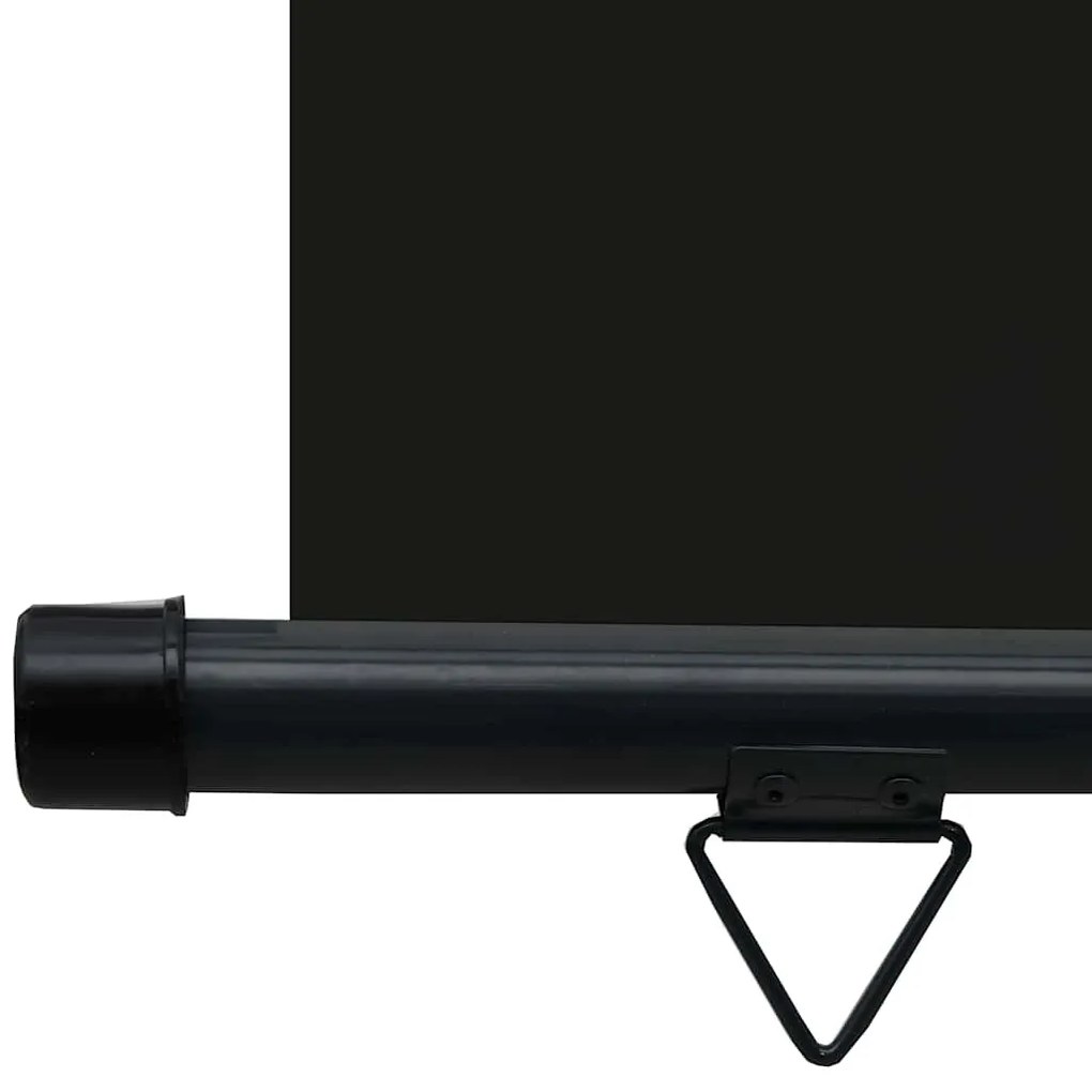 fekete erkély oldalnapellenző 125 x 250 cm