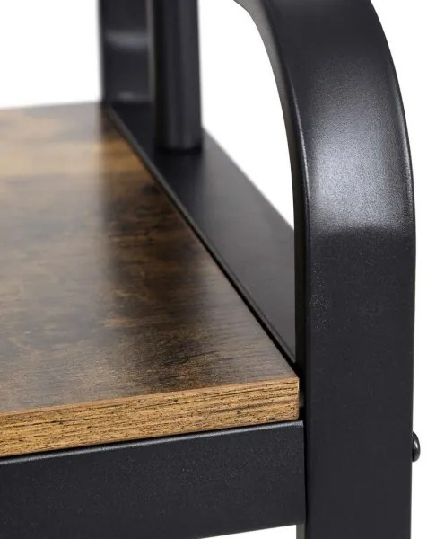 NAVOR álló kabátfogas barna/fekete