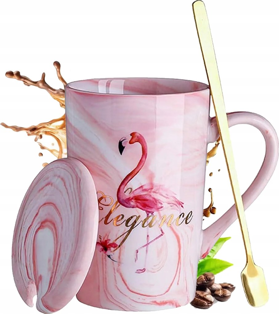 Standard kerámia utazó kávéscsésze 400ml űrtartalommal, fedéllel