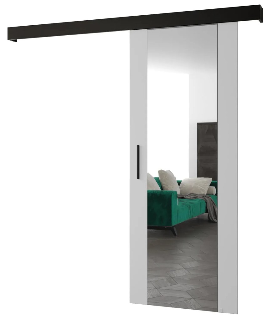Tolóajtó 70 cm Slavdro 2 (matt fehér + matt fekete). 1108727