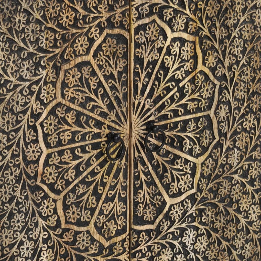 tömör mangófa tálalószekrény 60 x 33 x 75 cm