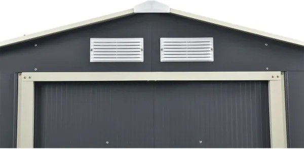 Juskys Kerti házikó XXL 277×319×192 cm - antracit