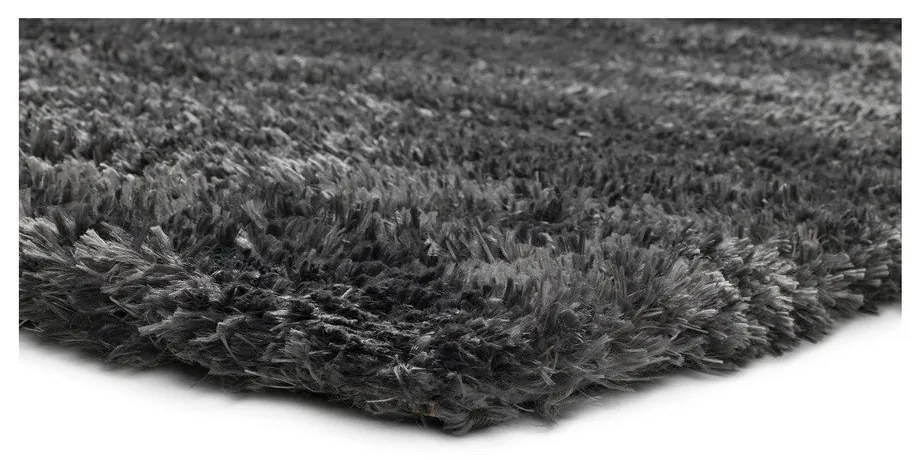 Antracitszürke szőnyeg 140x200 cm Aloe Liso – Universal