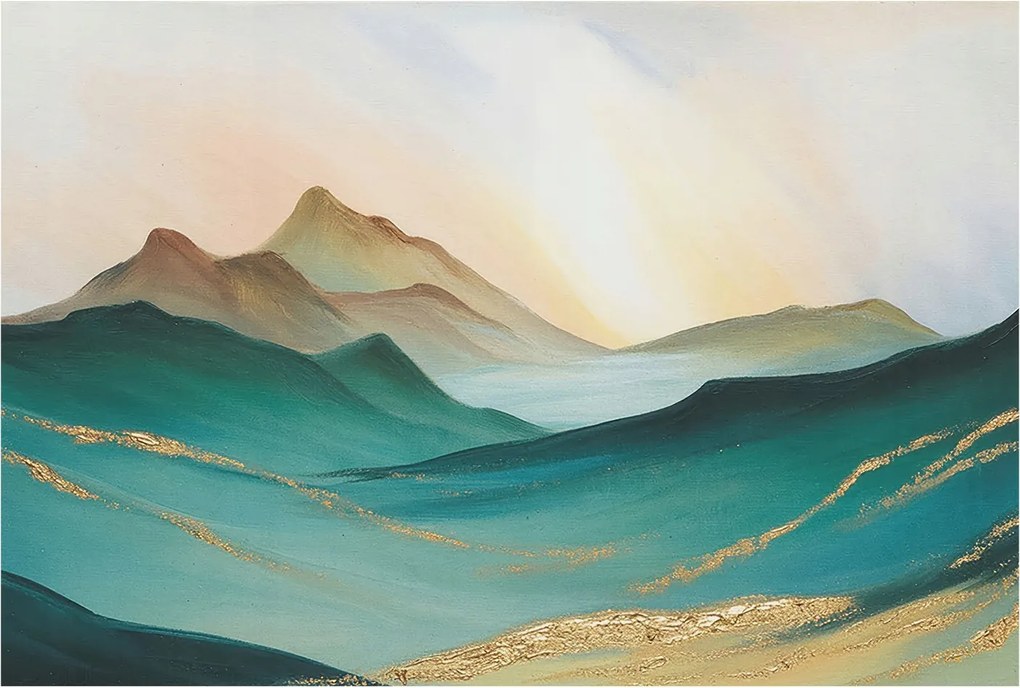 Fotótapéta Flizelin Fali Ragasztó Szett Csendes táj 104x70 Ragasztó