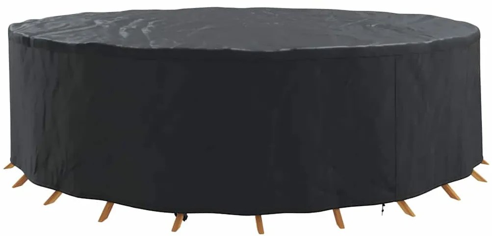Kültéri bútorhuzat Fekete 320 x 320 x 71 cm 210D szövet