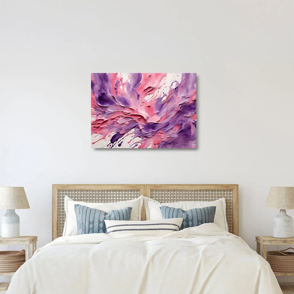 Üveg kép - Romantikus absztrakció (70x50 cm)