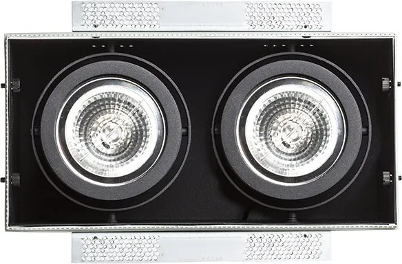 RENDL ELECTRA II černá 12V LED G53 2x15W