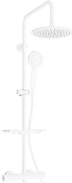 Mexen KT40 zuhanygarnitúra Kai termosztatikus csapteleppel, fehér, 771504093-20