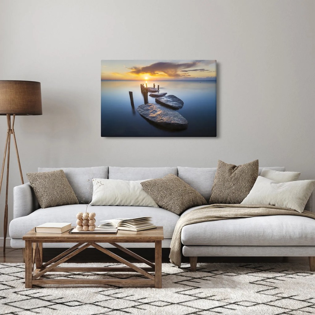 Kép - Kő móló (90x60 cm)