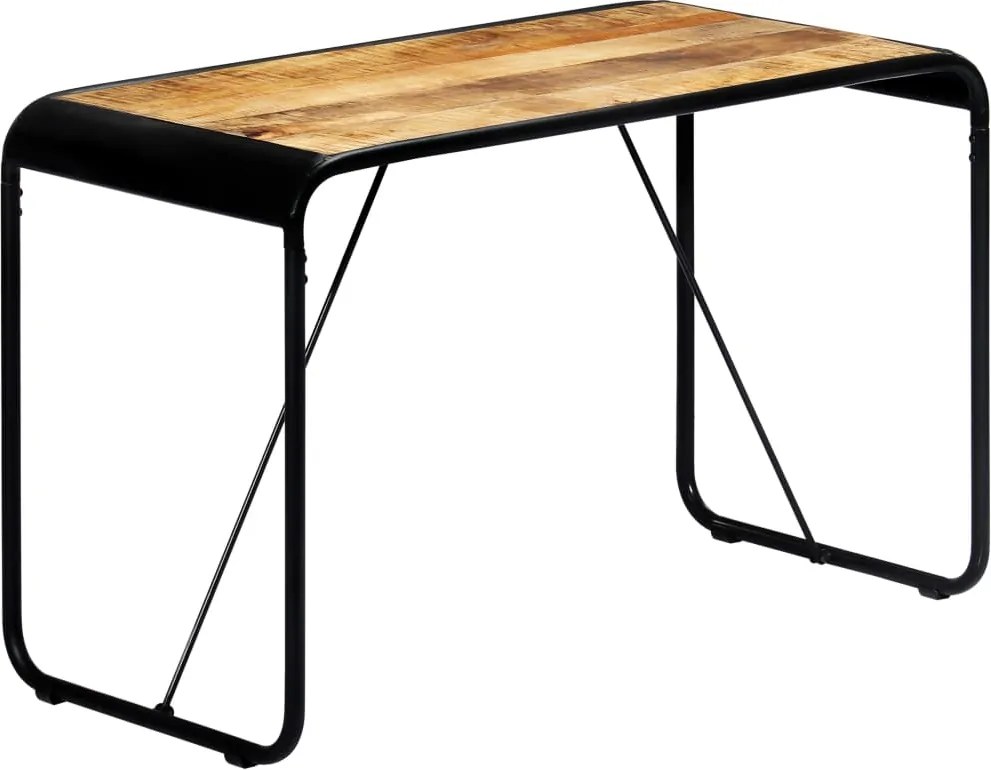 vidaXL tömör mangófa étkezőasztal 118 x 60 x 76 cm