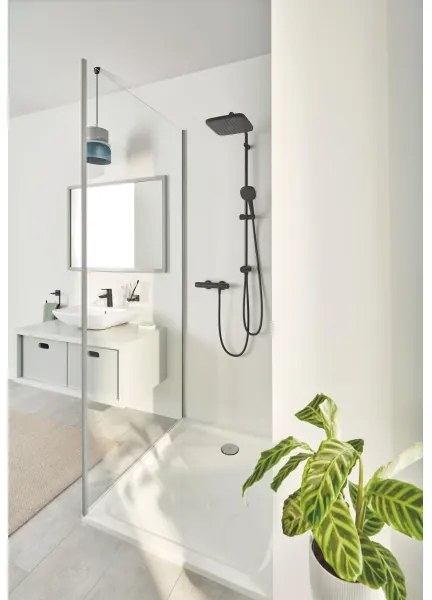 GROHE 266982431 - VITALIO COMFORT 250 zuhanyrendszer 390 mm fekete