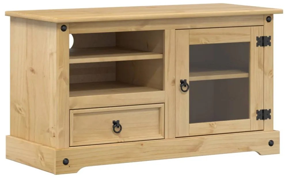 Corona tömör fenyőfa TV-szekrény 100 x 45 x 58 cm