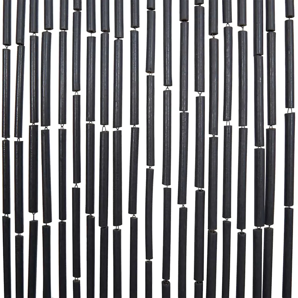 rovaros ajtófüggöny Sötétszürke 120x220 cm bambusz