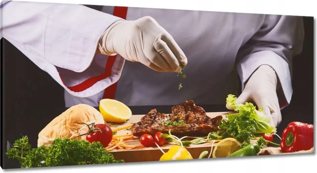 Képek 115x55 Steak konyha dekoráció