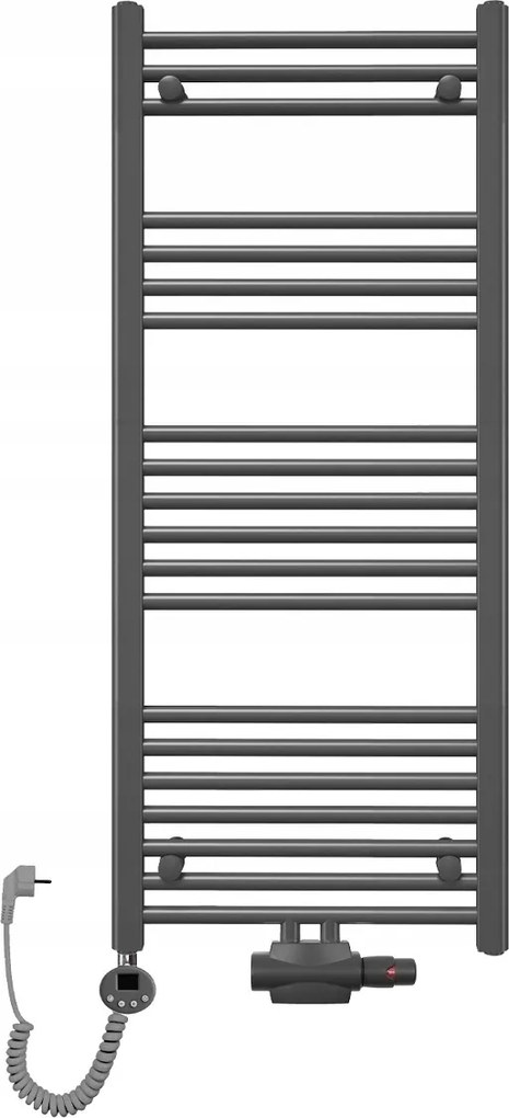 Fürdőszobai víz-elektromos radiátor Trm 1200x500 antracit létra
