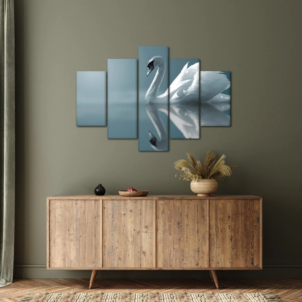 Kép - Fehér hattyú (150x105 cm)